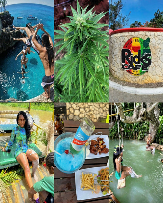 3-in-1 Bamboo Rafting + Weed Farm 🍃 🇯🇲+ Ricks Cafe Experience (All prices are per person. Free Transportation for groups of 2 or more.)