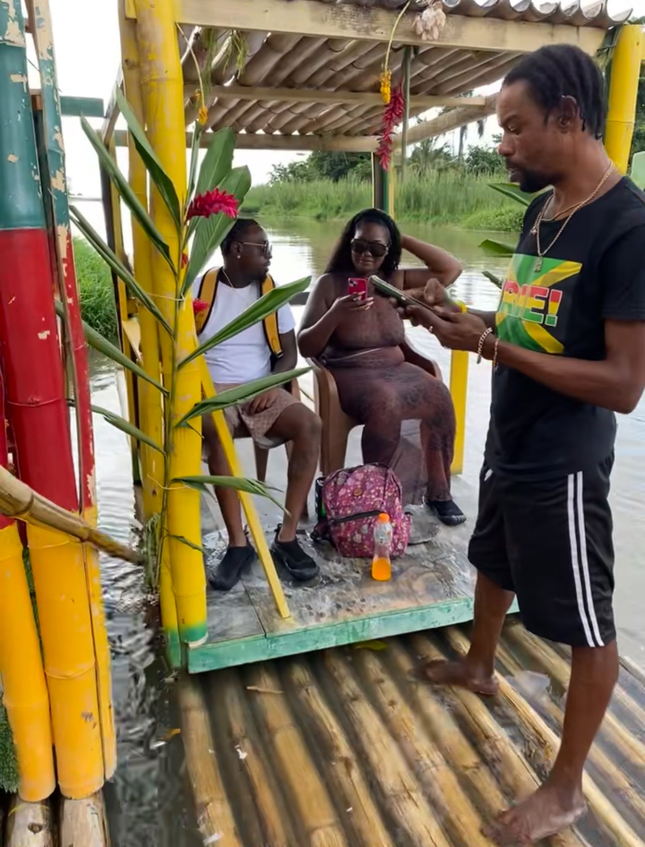 3-in-1 Bamboo Rafting + Weed Farm 🍃 🇯🇲+ Ricks Cafe Experience (All prices are per person. Free Transportation for groups of 2 or more.)