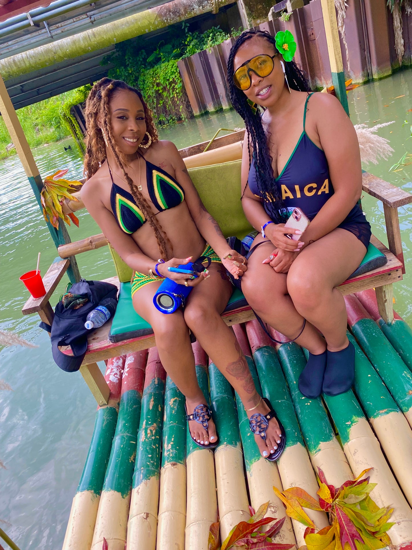 2- IN-1 Bamboo Rafting + Luxury Clear Kayak (All prices are per person. Free Transportation for groups of 2 or more.)